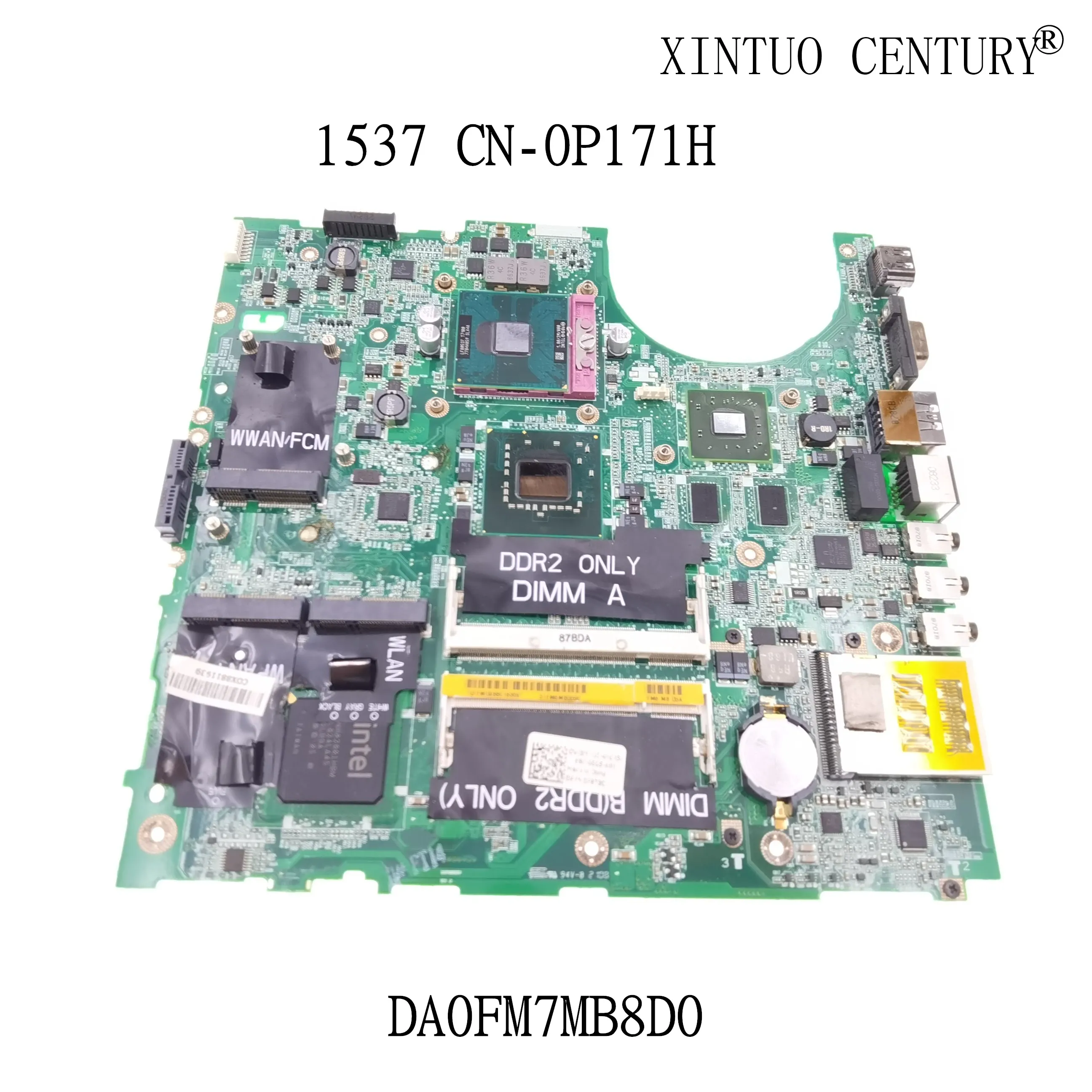 

CN-0P171H 0P171H P171H High quality For DELL 1537 Laptop Motherboard DA0FM7MB8D0 DDR2 100% full Tested