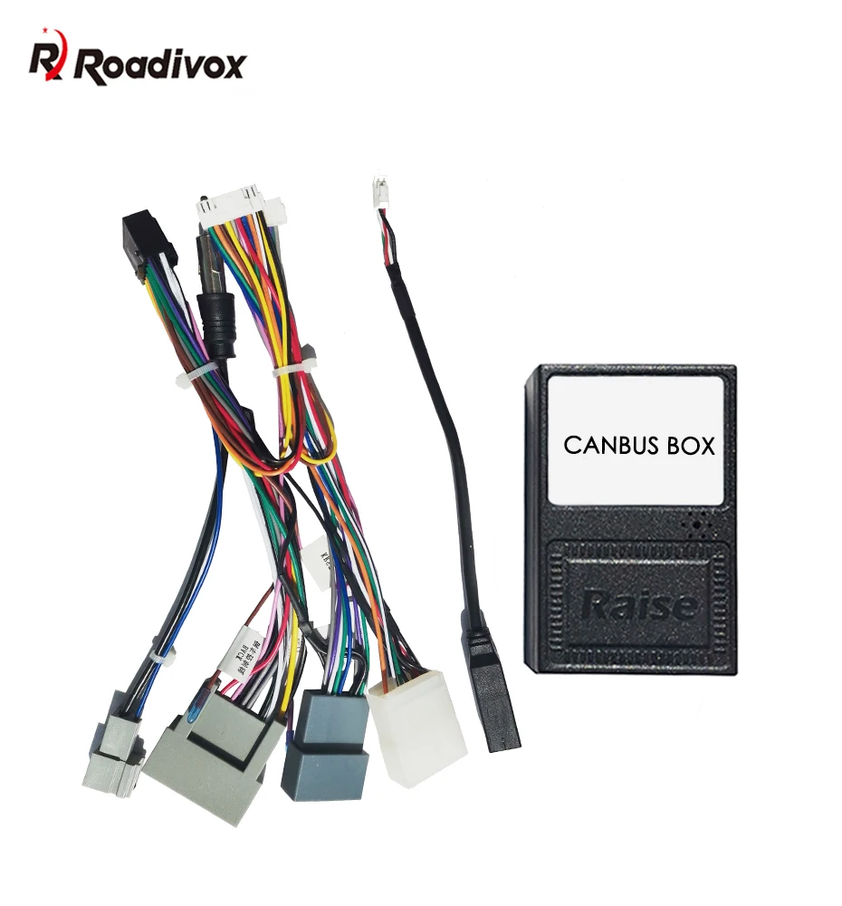 16pin Android Power Calbe Adapter With Canbus Box For Honda Civic Crv Media Wiring Harness