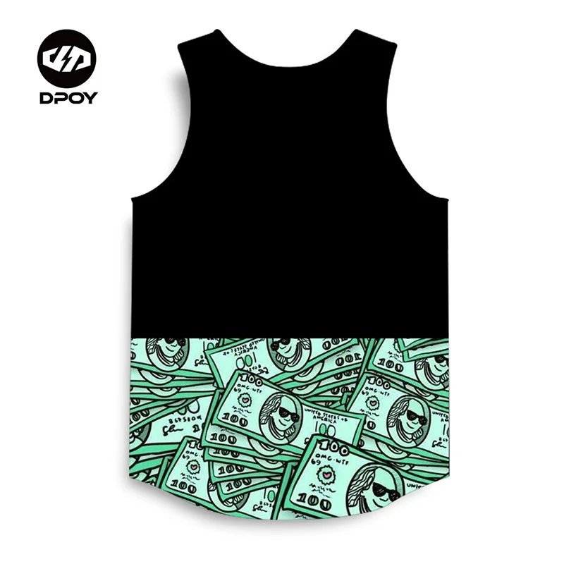 

Dpoy original design art comics funny basketball vest art creativity high street style casual man