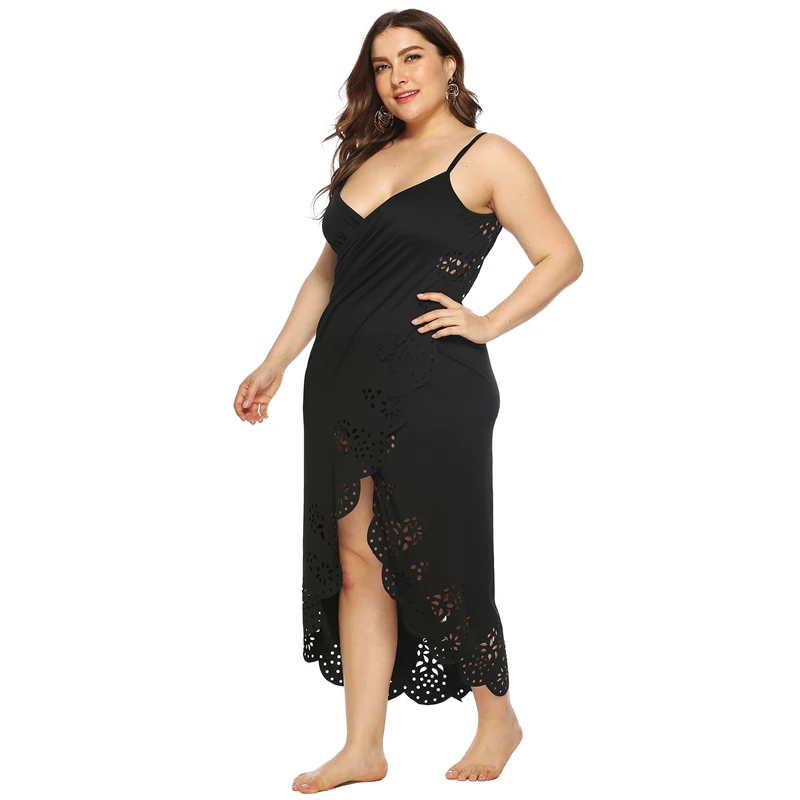 2020 размера плюс бикини прикрытие сексуальный спагетти ремень свободное летнее