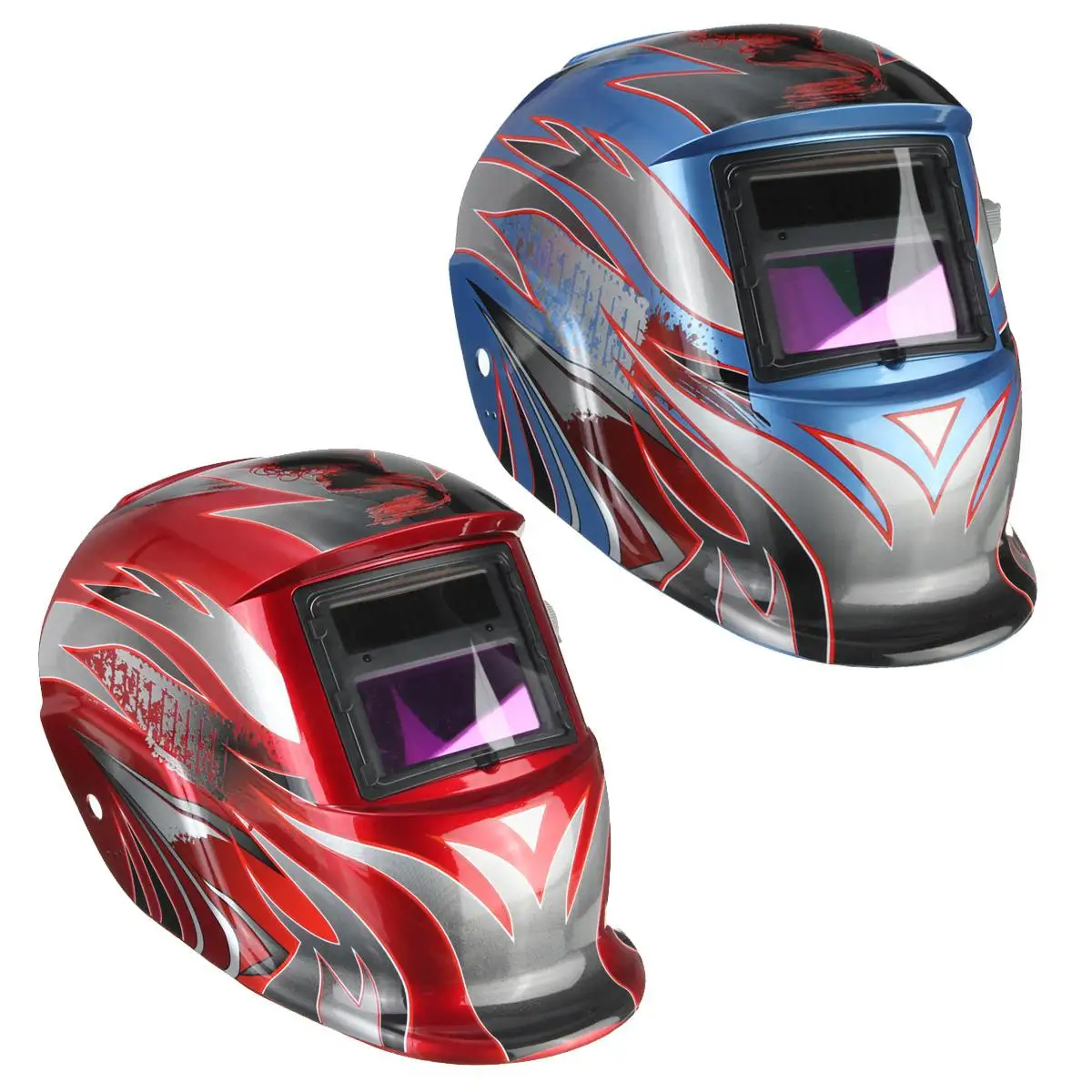 

Hot Sale Solar Darkening Welding Helmet Flower Solar Mask Arc Tig Mig Grinding Welders Mask 3 lens