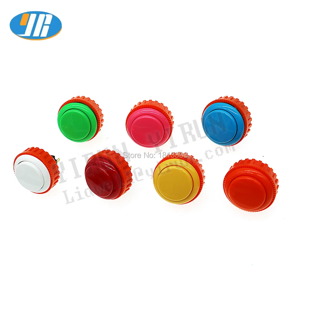 8 шт. японские оригинальные кнопки SANWA OBSN-30 с гайкой переключатель для аркадных