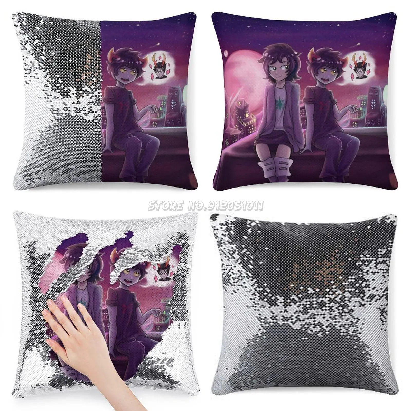 Чехол с блестками для подушки Модный чехол современные домашние наволочки