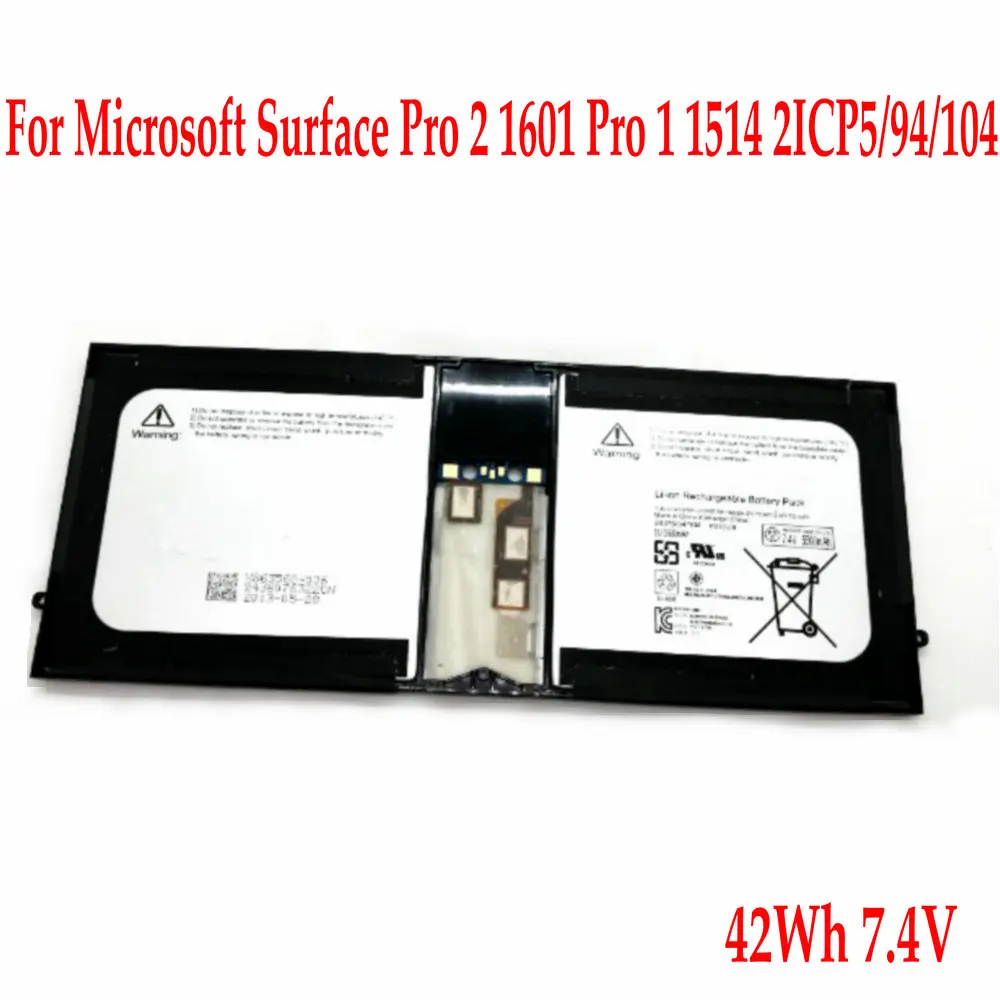 Высококачественный аккумулятор для ноутбука 42 Вт · ч 7 4 В P21GU9 Microsoft Surface Pro 2 1601 1 1514