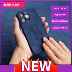 luxury suede leather phone case iphone 11 12 pro max leather cover cases for iphone 13 12pro x xr xs max camera protection free global shipping