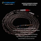 Кабель для наушников, сбалансированный 2,5 мм 4,4 6,5 XLR стерео16 Core для Sennheiser HD580 HD600 HD650 HD25 HD660S hd565 hd545