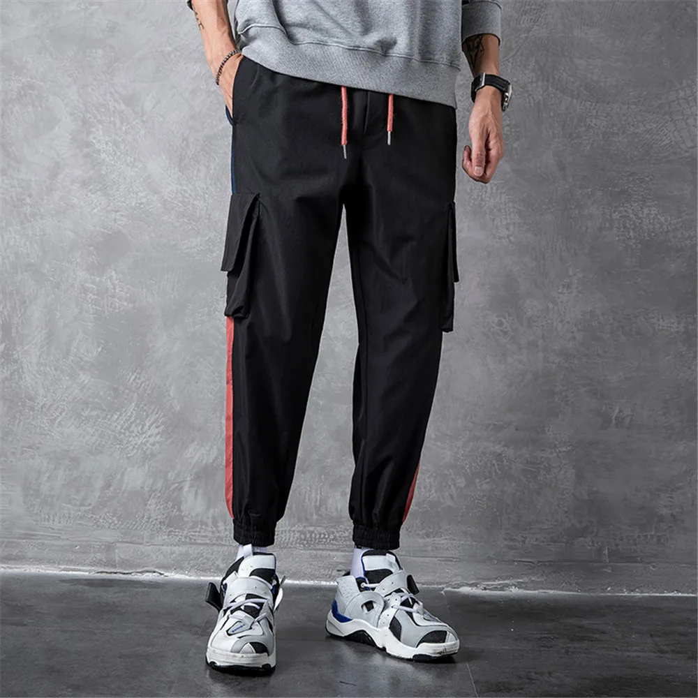 WWKK Новая мода мульти-карман Jogger спортивные штаны для мужчин фитнес брюки спортивны фитнес штаны повседневные спортивные штаны для бега уличные брюки