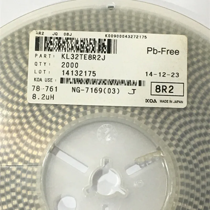 

NL322522T-8R2J SMD Wrap Inductance 1210 8.2UH