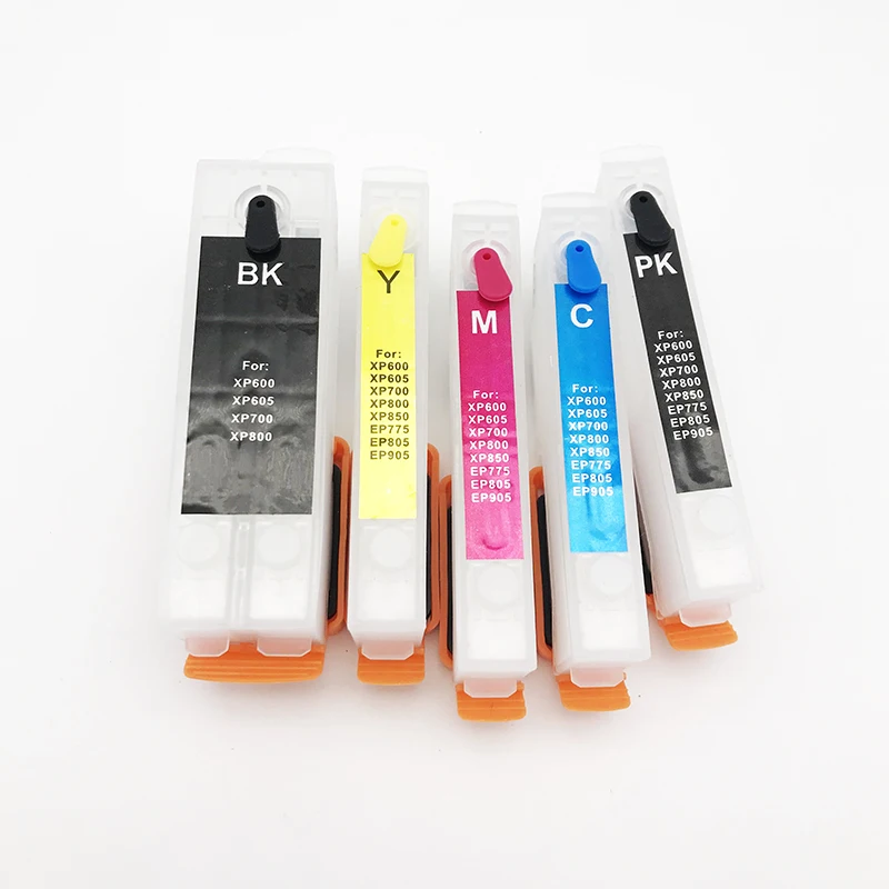 vilaxh T2621 T26 Refillable Ink Cartridge For Epson T2631 Expression XP 510 600 605 610 615 710 810 XP-600 XP-605 XP-700 XP-800 |