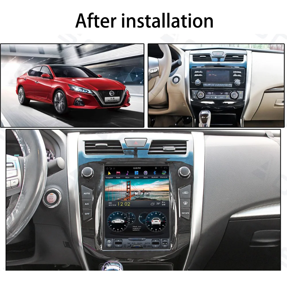 Автомобильный мультимедийный плеер стерео GPS DVD радио навигация экран Android для