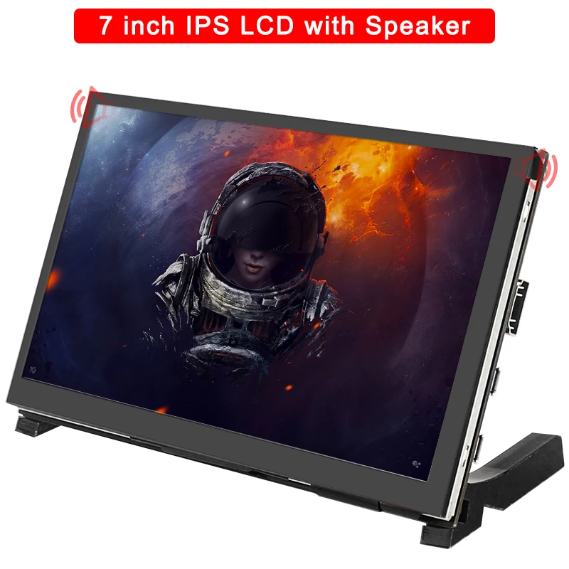 Tela de Toque Capacitivo com Alto-falante para Raspberry 3b + – Polegada Raspberry Modelo b 1024×600 Ips Lcd 3b – Nvidia Jetson Nano 7 pi 4