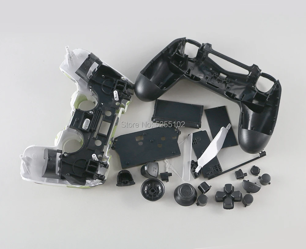 10 наборов/шт. Для PS4 JDS 001 011 полный корпус контроллера Оболочка Чехол мод комплект