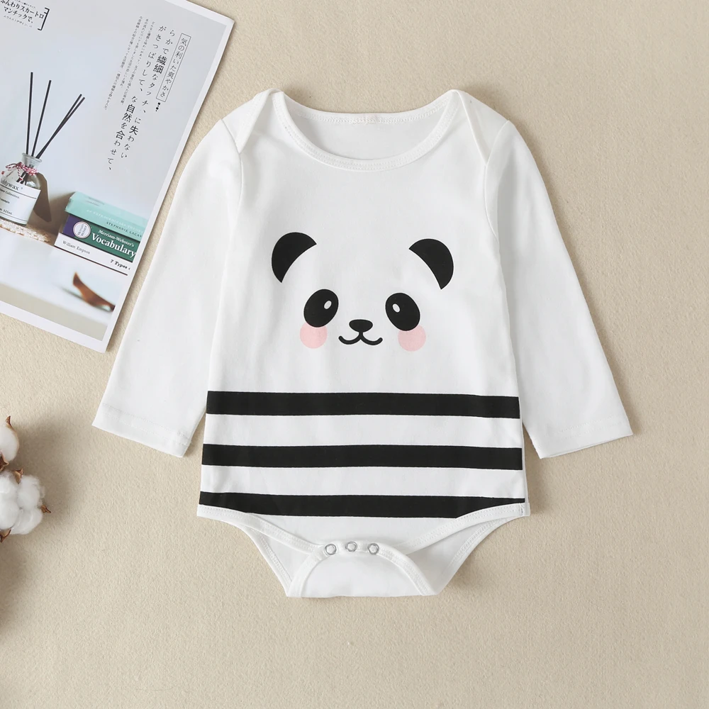 Комплект из 2 предметов Одежда для новорожденных девочек комбинезон с длинными