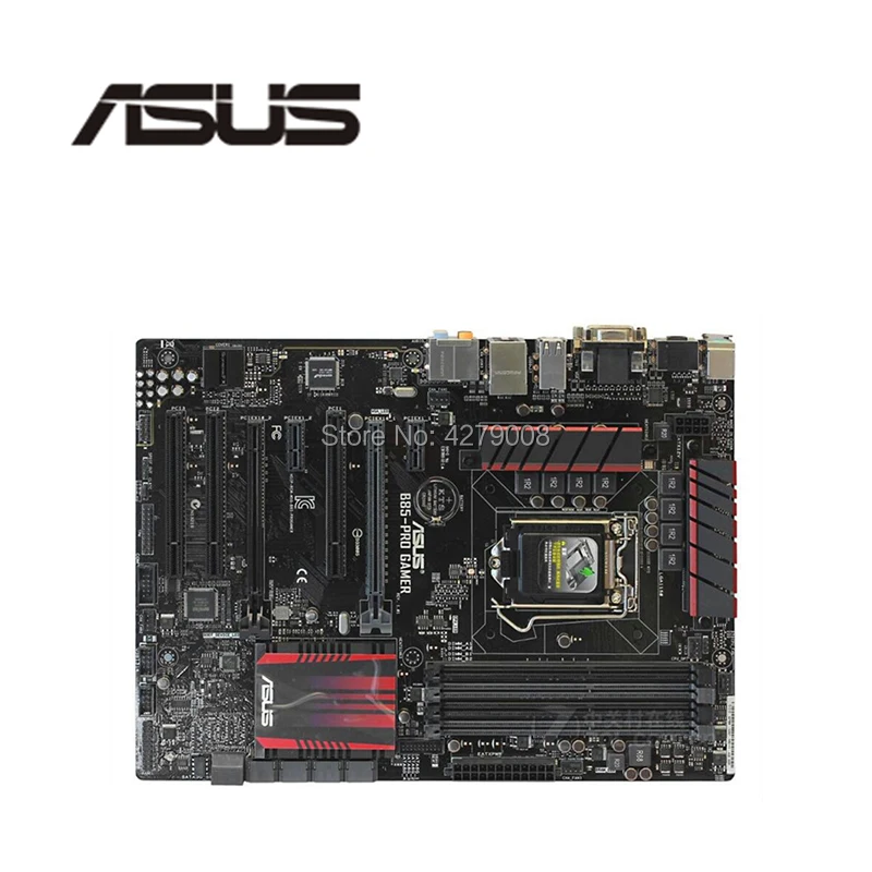 Разъем LGA1150 USB3.0 SATA3 PCI E3.0 для ASUS B85 PRO GAMER оригинальный использоваться настольных ПК