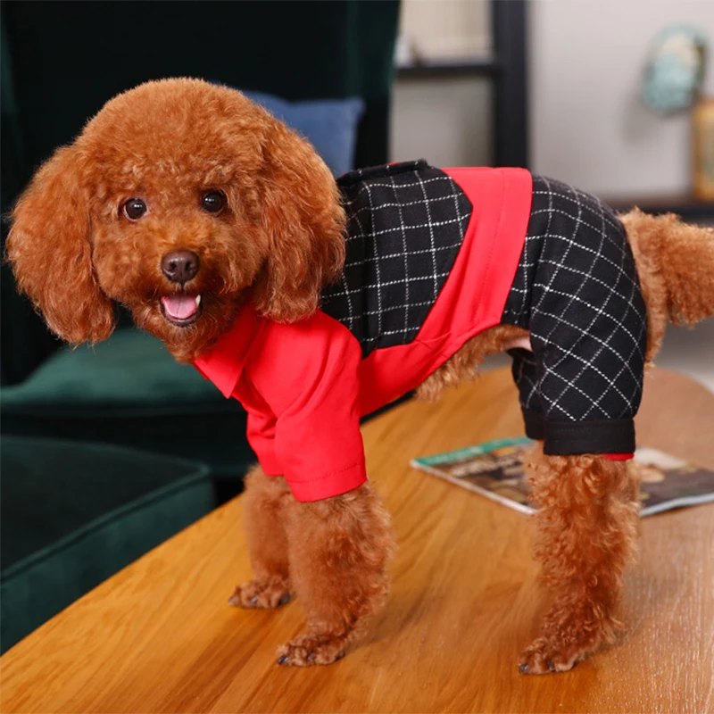 Одежда для собак JORMEL костюм весны и осени тонкий Мишка Тедди зимний маленьких