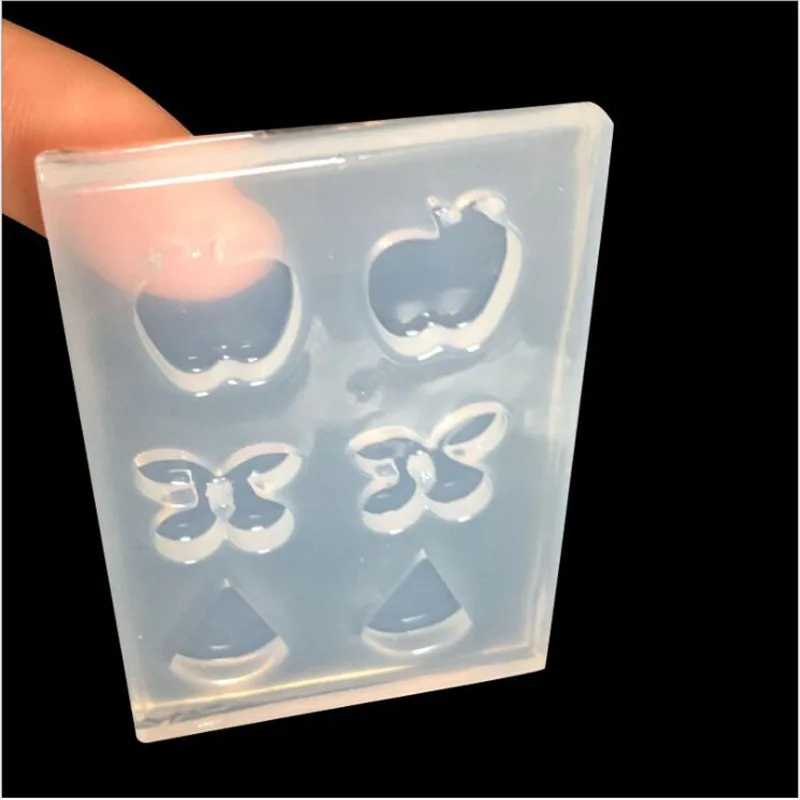 1 шт. новая зеркальная Мини Милая фигура Высокая Прозрачная силиконовая форма