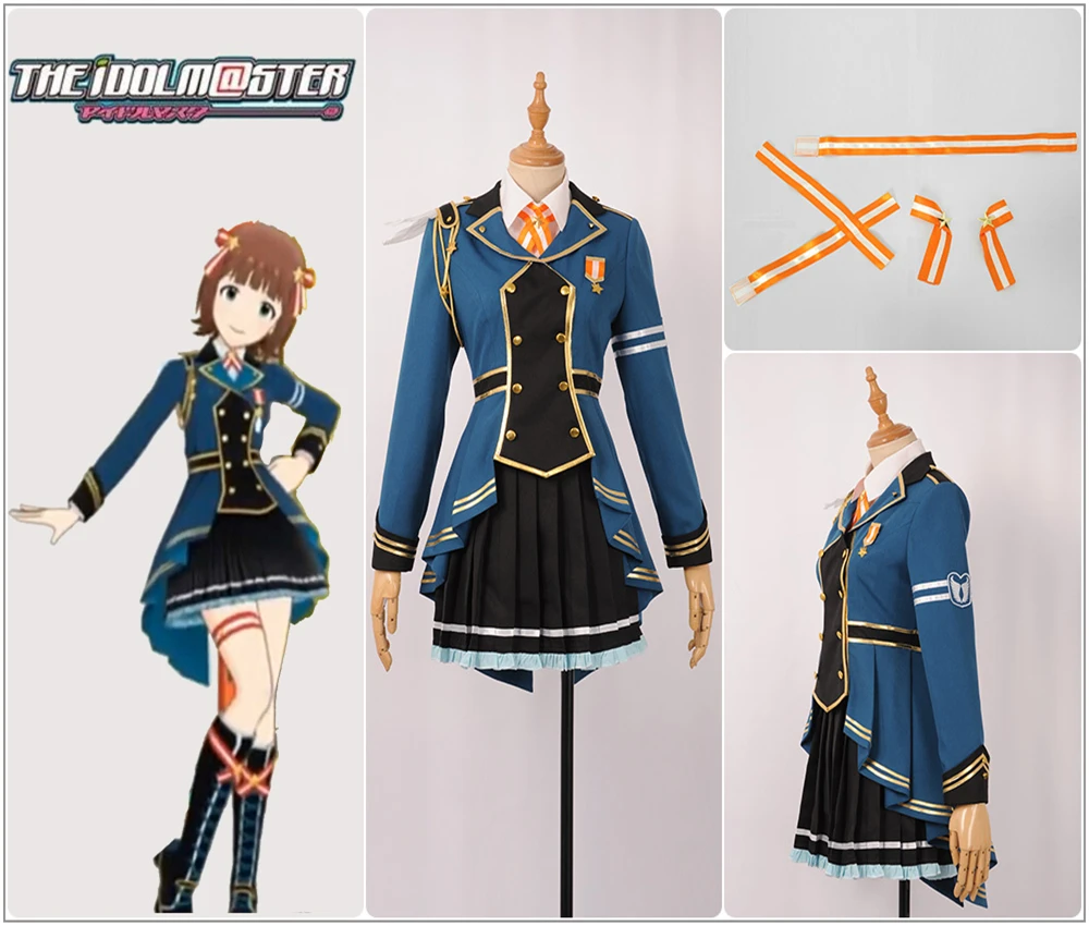 Костюм для косплея идола мастер лидер Амами Харука женская униформа с длинным