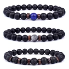 Новые гематитовые браслеты со стрелками, мужские браслеты с деревянными бусинами, крестообразные браслеты, браслеты для йоги, равновесия, лечение молитвы, ювелирные изделия, подарок