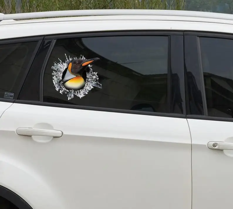 

2021 King Penguin window sticker, car sticker, Penguin car decal