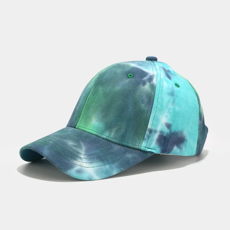 

2020 New Fashion Colorful Tie-Dye Baseball Cap Spring Men Women Trend Lovers Hat Outdoor Sports Adjustable Sun Graffiti Bone