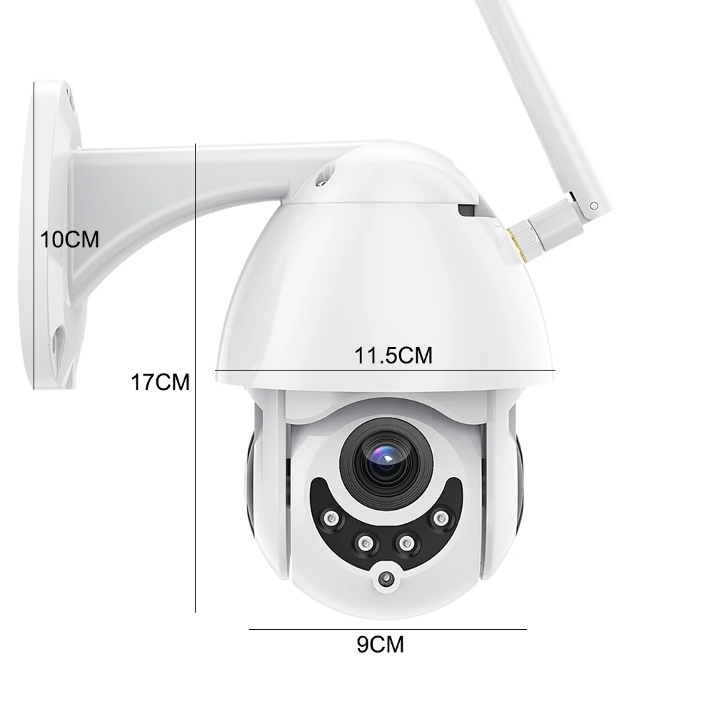 USAFEQLO 4x1080P Беспроводная ip камера панорамирование/наклон двусторонняя связь 2