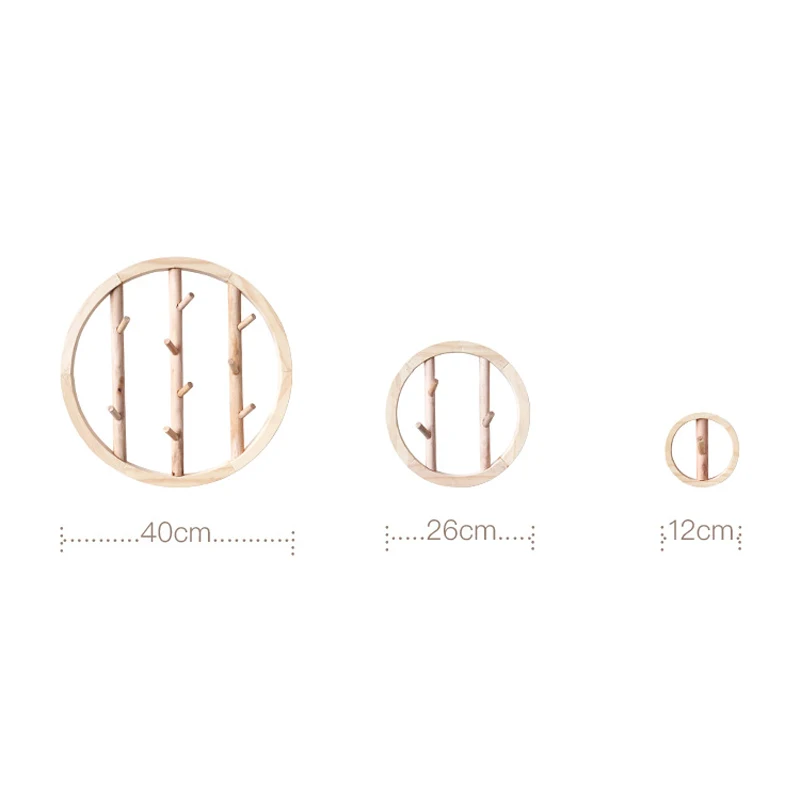 Деревянные настенные крючки декоративный крючок для одежды скандинавский