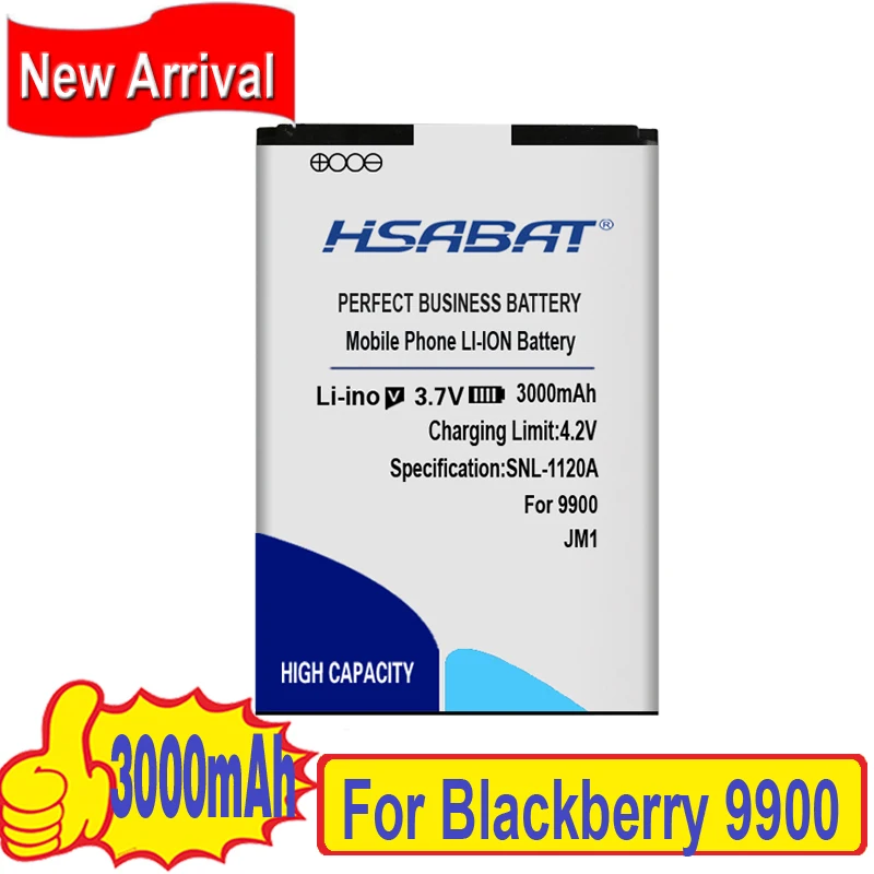 Аккумулятор HSABAT 3000 мАч JM1 для батарей Blackberry 9900 9930 9850|jm1 battery|battery forbatteries batteries |