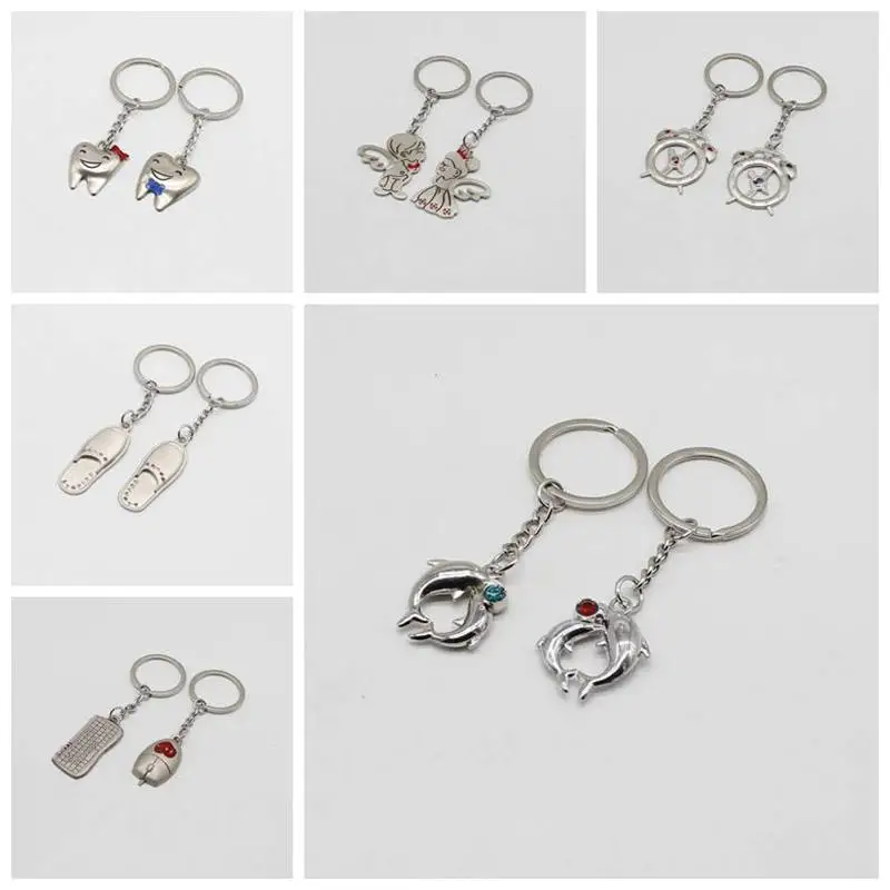 2 шт./компл. пара брелков крылья ангела брелок стоматологический тапочки красивый