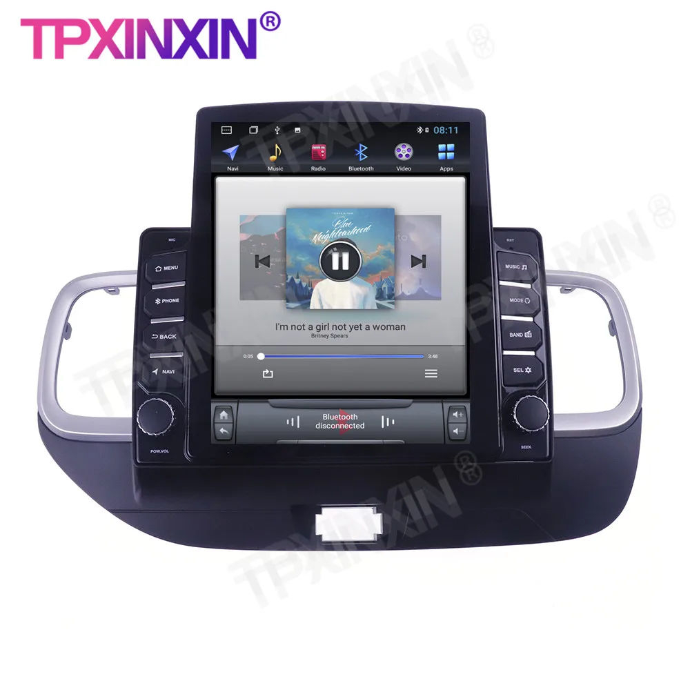 저렴한 차량용 멀티미디어 플레이어 헤드유닛 오디오 라디오 내비게이션 무선 카플레이, 현대 베뉴 2019 2020 테슬라 스크린 128G 안드로이드 10.0