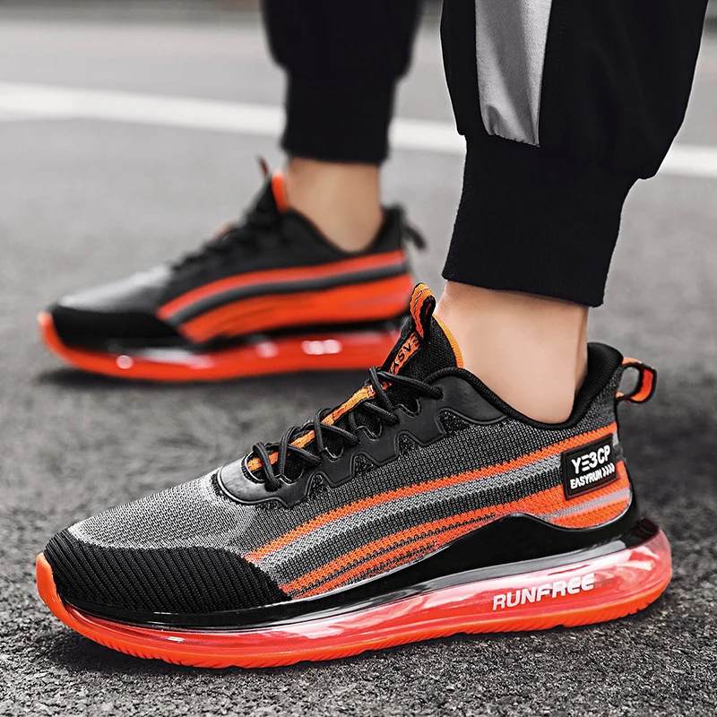 

Men's Air Cushion Shoes 2020 New Men Running Shoes Outdoor Sports Shoes Lightweight Sneakers for Men Athletic Training Footwear