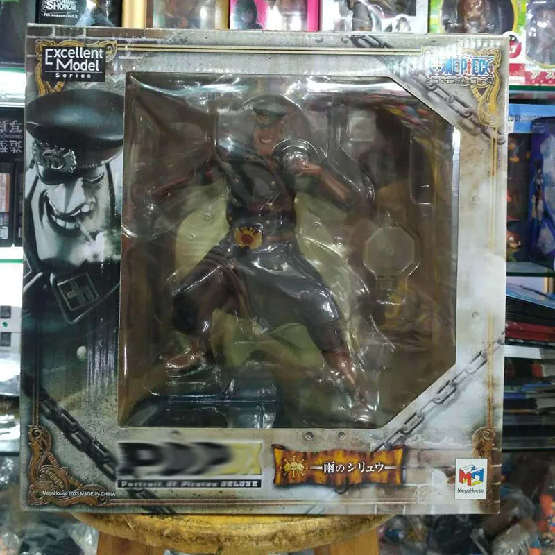 Экшн фигурка тюремного защитника 23 см DX Shiliew Rain The Head Jailer Аниме One Piece Shiryu ПВХ