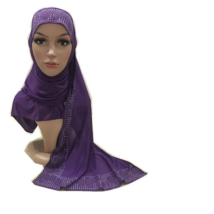 

Ice Silk Hot Ash Drill Scarf Cap Headband Headtie