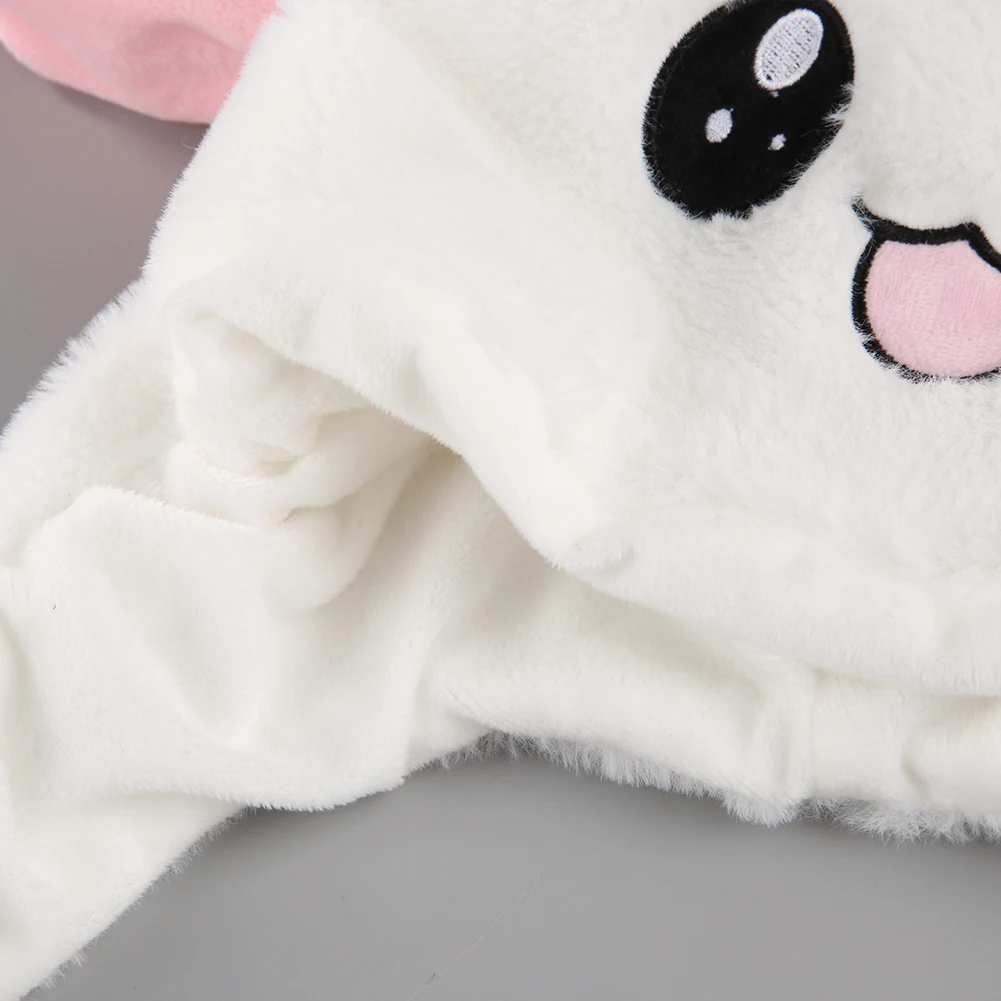 Модная зимняя Милая шапка-ушанка с мультяшным кроликом 2019 милая фланелевая для