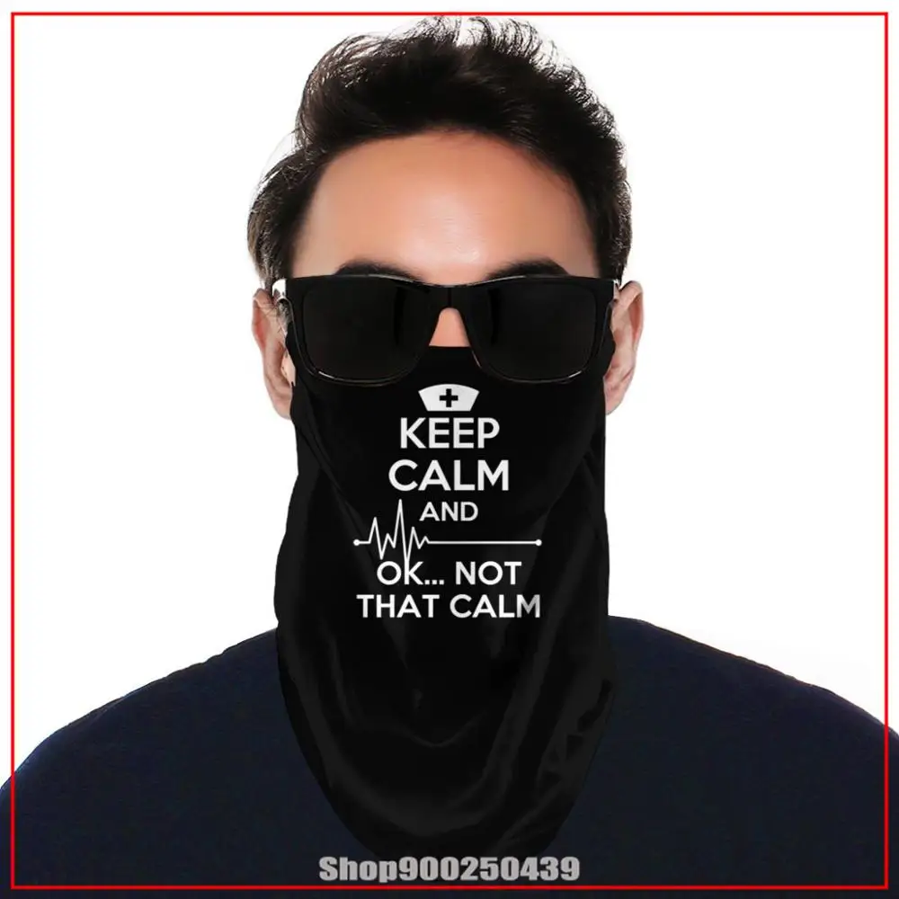 Бандана Keep Calm That для медсестер бандана шарф сделай сам шарфы взрослых головной