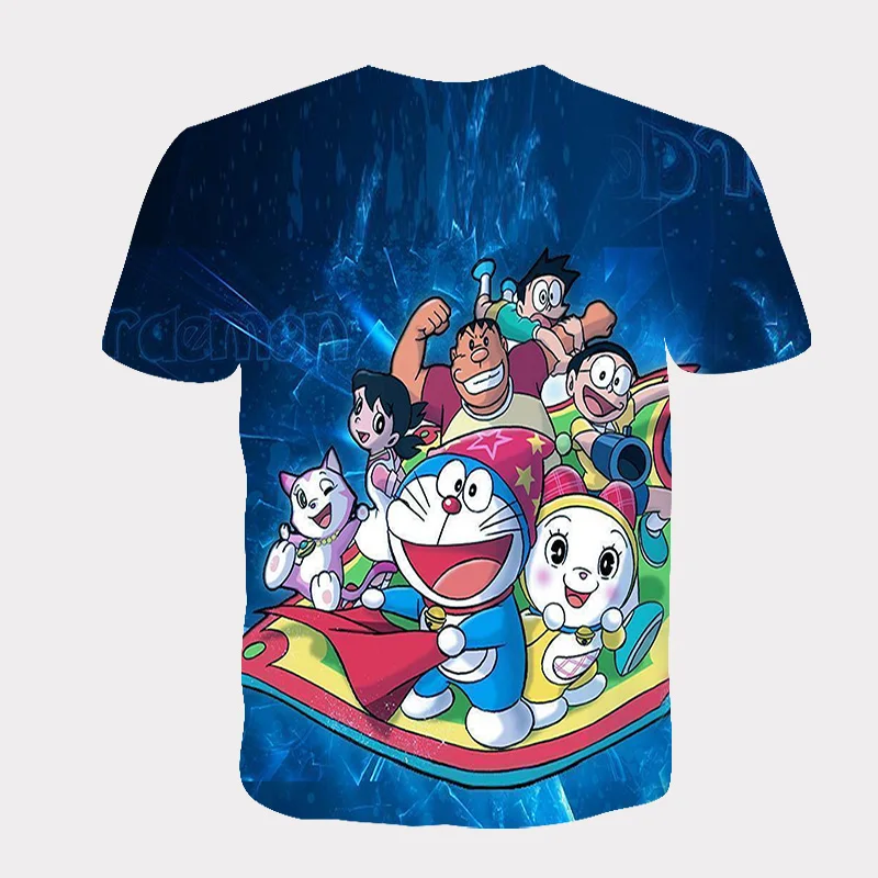 

Clothing for Boys Fashion Japan Anime 3D Print Catoon Animal T-shirt Cool Sunglight Kids Cute Girls Short Sleeve Casual Tshirt