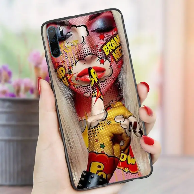 

Oil painting beauty Phone Case For Huawei honor Mate P 10 20 30 40 i 9 8 pro x Lite smart 2019 nova 5t