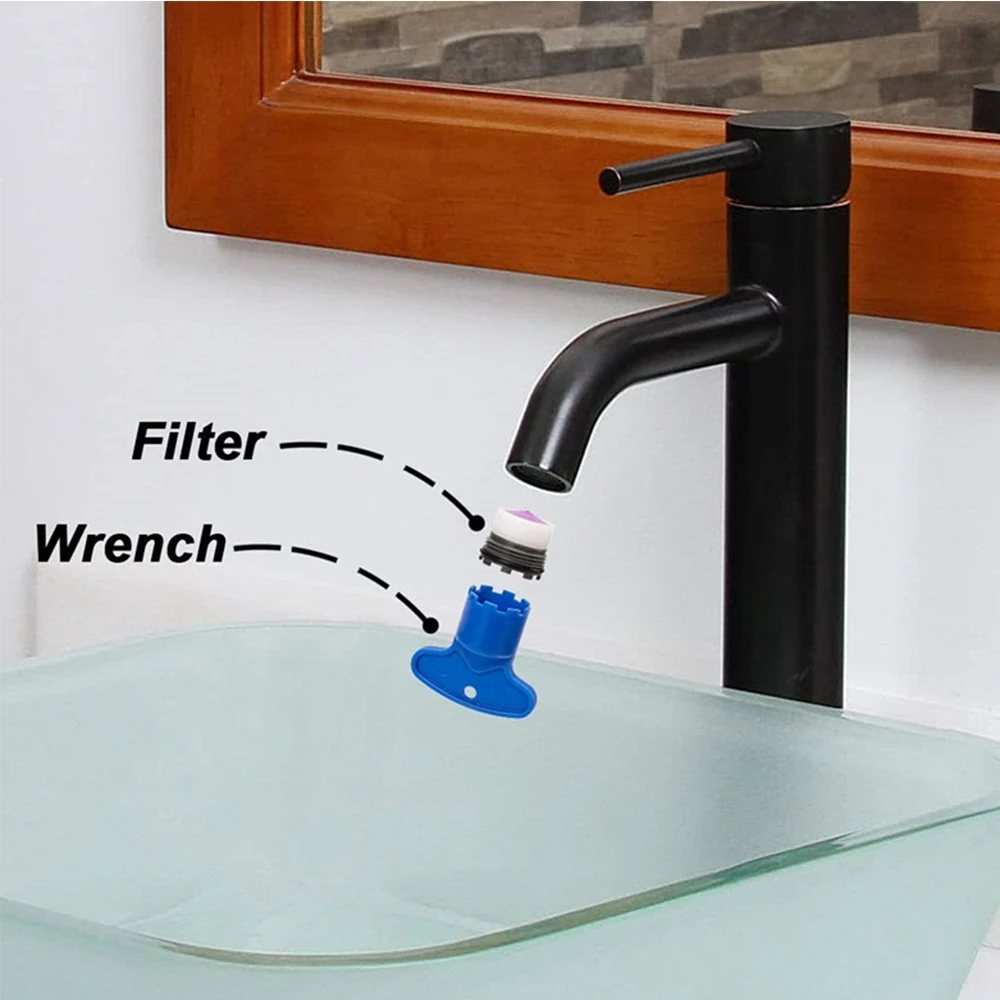 

1pc/lots Water Saving Tap Aerator Faucet Bubble Kitchen Faucet Accessories Bathroom Kitchen Supplies Removal Wrench Tools