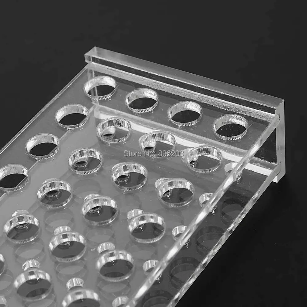 Стойка для пробирок пластиковая подставка 40 отверстий 8 мм | Канцтовары офиса и