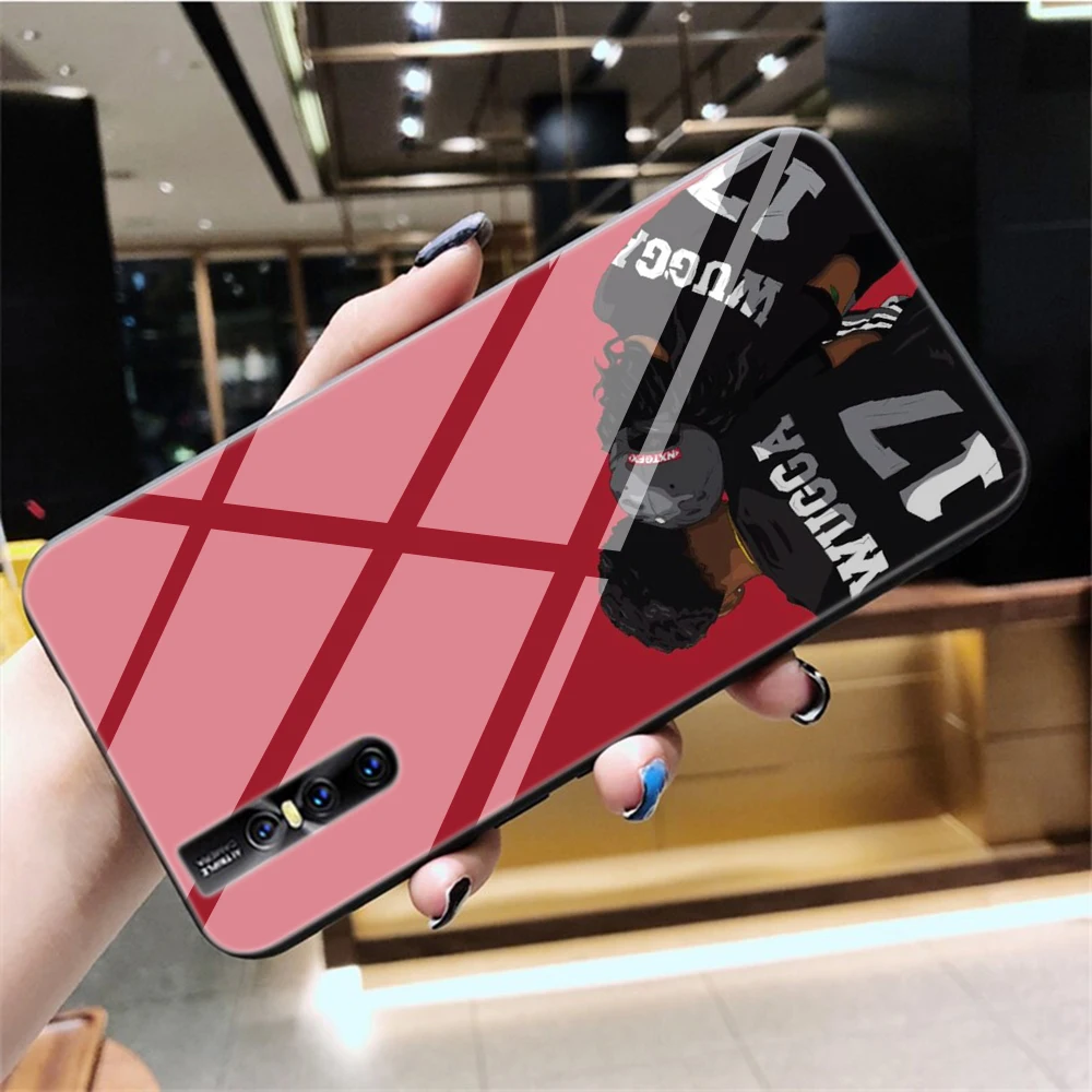 Чехол Lavaza Arte для пар афро целующиеся поцелуи из закаленного стекла мягкий чехол