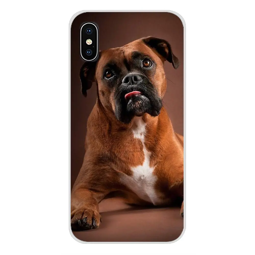 Аксессуары чехлы для телефонов боксеры собака щенок Xiaomi Redmi 4A S2 3 3S 4 4X 5 Plus 6 7 6A 7A Pro