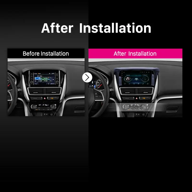 Автомагнитола Harfey с сенсорным HD-экраном 9 дюймов Android 8 1 Bluetooth Wi-Fi | Автомобили и
