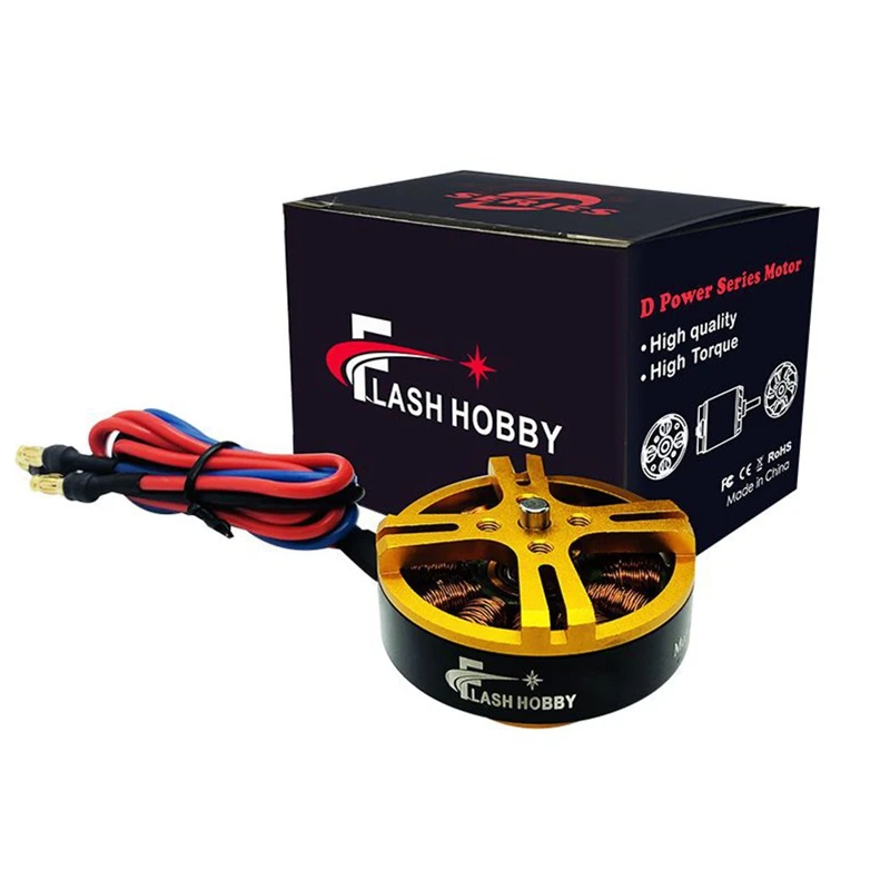 

Flashhobby D4215 650KV RC Outrunner Brushlesss Motor 2-4S For RC Car FPV Airplane Quadcopter Multirotors Flysky RC Plane DIY Toy