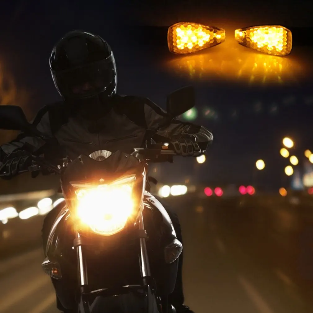 

Универсальные светодиодсветодиодный Сигналы поворота для мотоцикла, 2 шт., 12 В