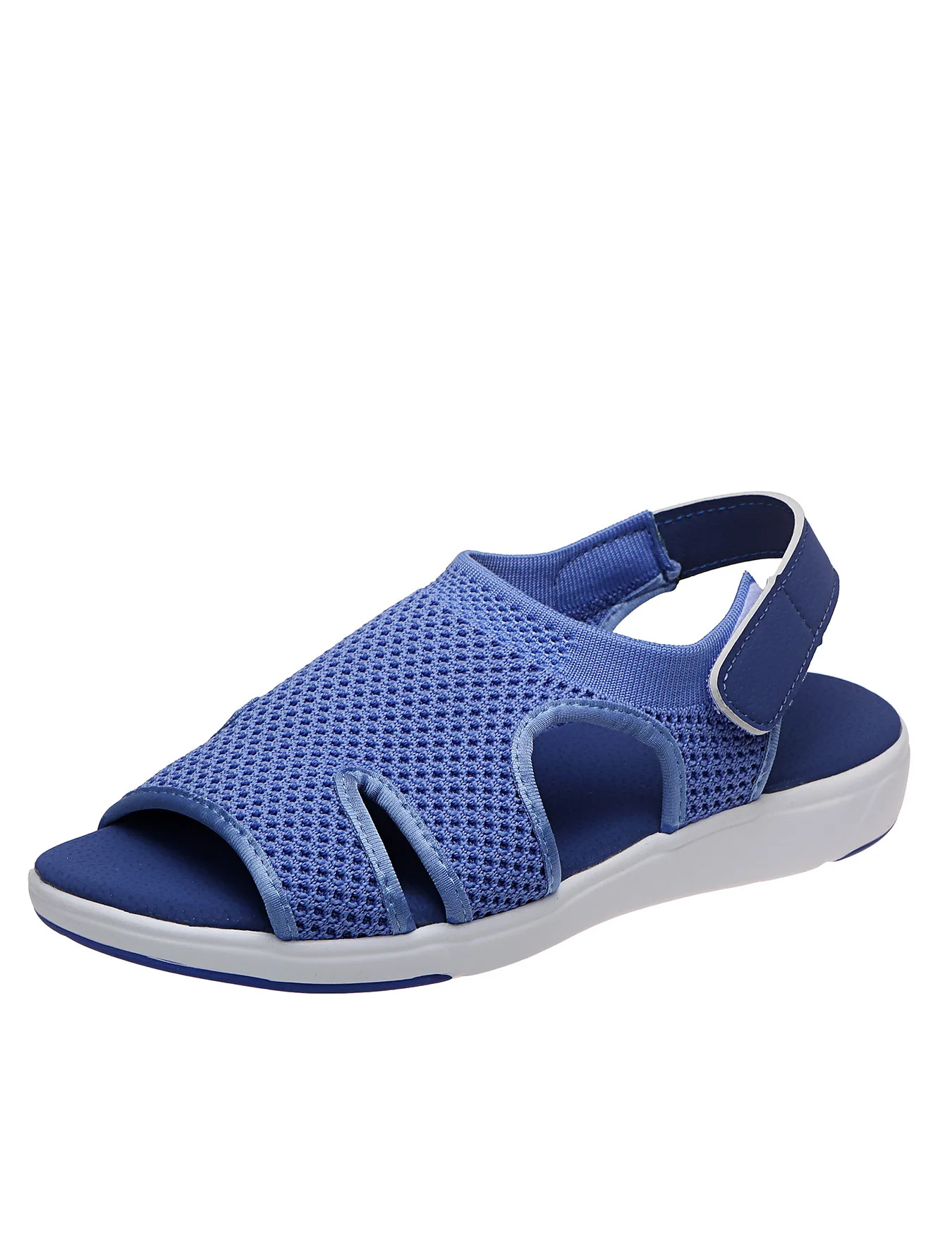 

New Women's Soft & Comfortable Sandals Mesh Upper Breathable Sandals Adjustable Cross-strap Design Sandalias