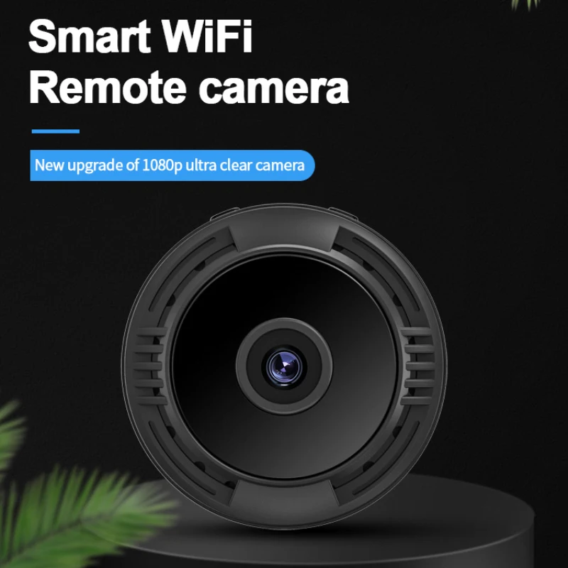

F8 Mini IP WIFI Camera 1080P HD 150-degree Viewing Angle Wireless Remote View Manual Rotation Home Security Micro SD Card