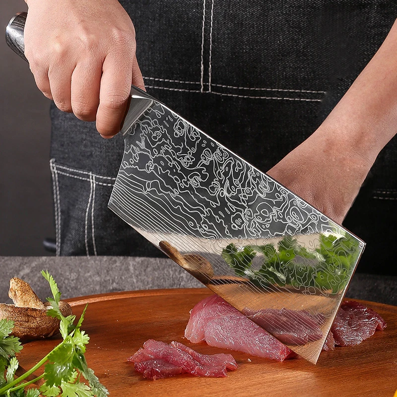 Китайский кухонный нож мясницкий ручной работы измельчитель шеф-повара из