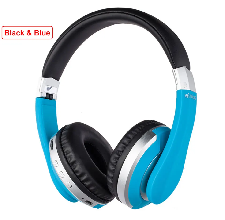 Беспроводные наушники Bluetooth 5,0 наушники с микрофоном слот для sd-карты шумоподавление супер бас для телефона PC tv PS4
