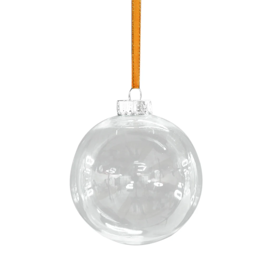 

Hot Transparent Round Ball Christmas Party Home Xmas Tree Hanging Pendant Decor