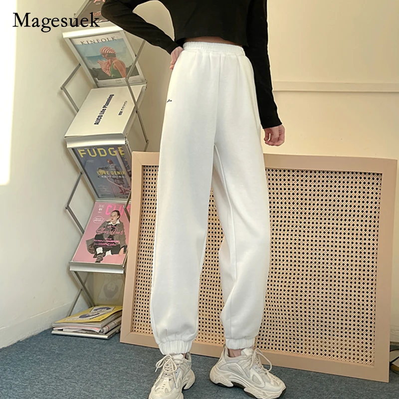 

Женские повседневные брюки, женские спортивные брюки, новинка 2021, широкие брюки, осенне-зимние свободные брюки, брюки-султанки, уличная одеж...