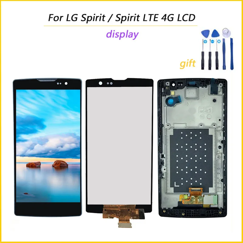 100% протестированный ЖК-дисплей с сенсорным экраном для LG Spirit LTE 4G H440 H440AR H442 H440F H440N
